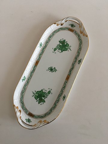Herend Hungary Chinese Gouquet Green Serving tray