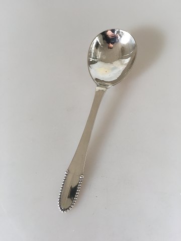 Georg Jensen Sterling Silver Beaded Compote Spoon No 161
