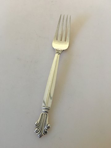 Georg Jensen Sterling Silver Acanthus Lunch Fork No 022
