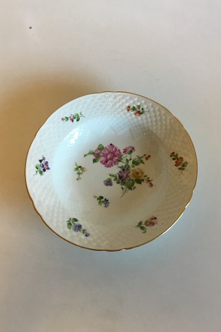Bing & Grondahl Saxon Flower, Handpainted Deep Plate