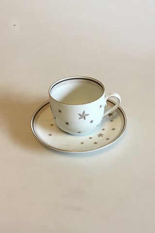 Bing & Grondahl Milky Way Coffee Cup and Saucer No 305/102