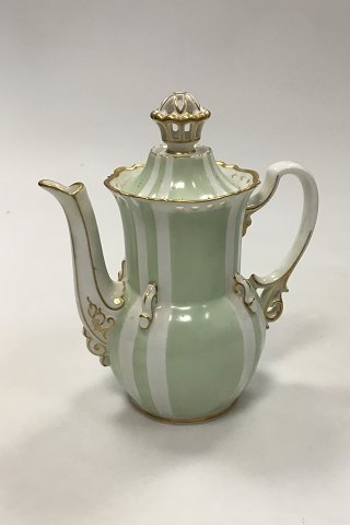 Dahl Jensen Dronning with green decoration Coffee Pot