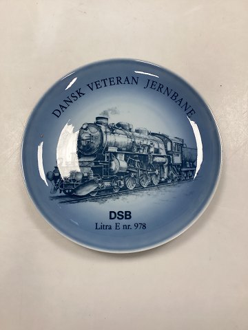 Bing and Grondahl Danish Veteran Railroad Plate No 6