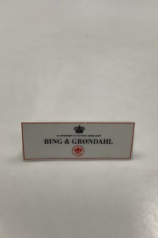 Bing and Grondahl Dealer sign