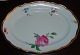 Meissen Porcelain Oval Serving Platter with Rose Design