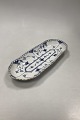 Royal Copenhagen Blue Fluted Full Lace Celery Tray No 1194 with gold