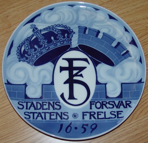 Porsgrund Commemorative Plate for the City