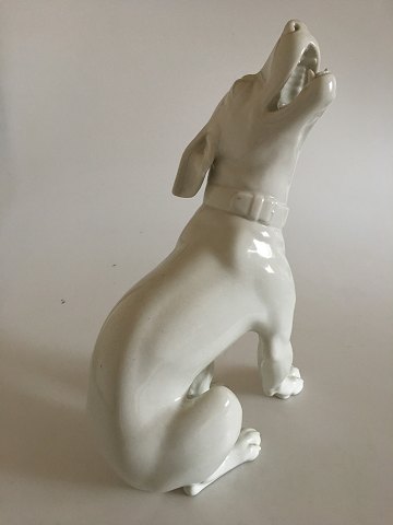 Bing & Grondahl Blanc de Chine figurine of a Dog