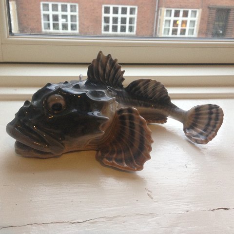 Royal Copenhagen Art Noueau Fish Scorpion Fish (Gurnard) No 371