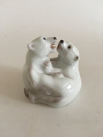 Lyngby Polar Bear Figurine Group No 90