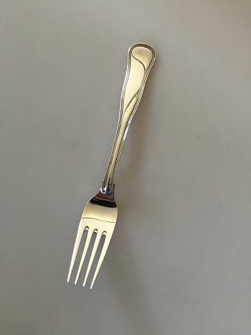 Dobbeltriflet/Old Danish Silver Dinner fork Cohr
