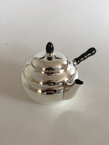 Georg Jensen Sterling Silver Tea Pot with Ebony Handle No 1A