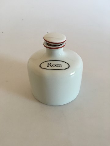 Bing & Grondahl Liquor Container Bottle No 374 "Rom" from the Apothecary 
Collection