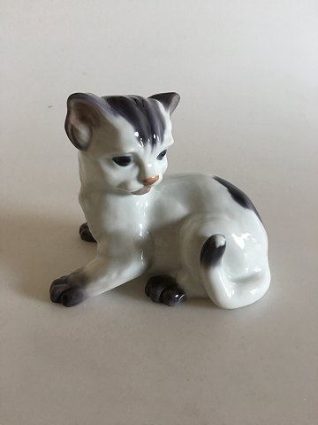 Lyngby Porcelain Figurine of Cat