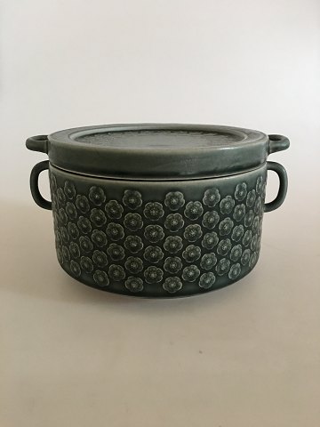 Jens Quistgaard Stoneware for Kronjyden / B&G "Azur" Lidded Serving Bowl with 
Handles