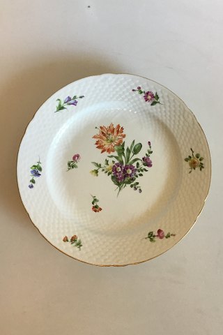 Bing & Grondahl Saxon Flower, Handpainted Large round Dish