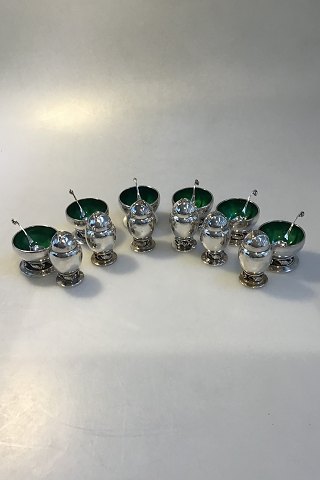 Georg Jensen Sterling Silver Blossom Salt and Pepper No 2A(6+6+6)