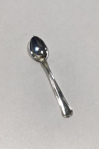 W&S Sørensen Silver Dobbeltriflet Old Danish Salt Spoon