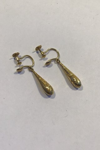 Bernhard Hertz 14K Gold Ear Rings(Screws)