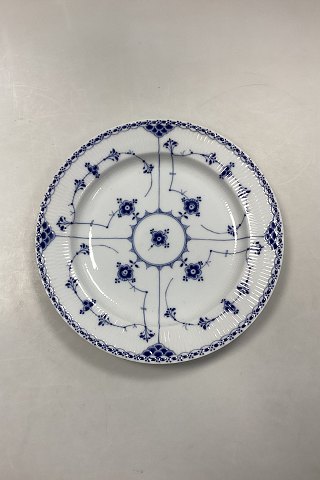 Royal Copenhagen Blue Fluted Halflace Round Serving Tray No. 538