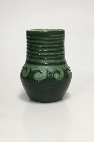 Karl Schroeder Ceramic vase with Art Nouveau motif
