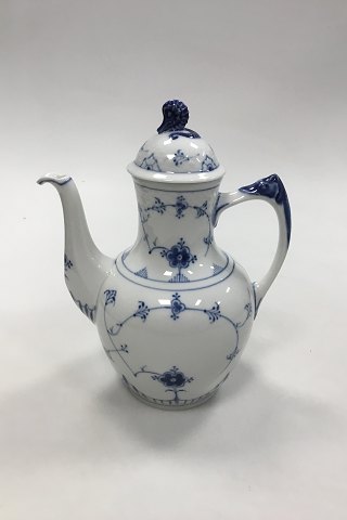 Bing & Grondahl Blue Traditional Blue Fluted Coffee Pot No 413