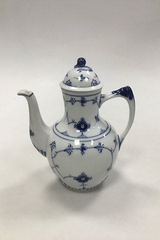 Bing & Grondahl Blue traditional Blue Fluted Coffee Pot No 412