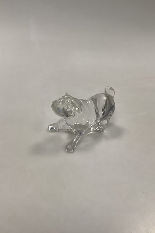 Baccarat French Glass Bulldog Figurer