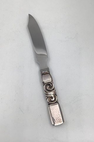Georg Jensen Sterling Silver Scroll Cheese Knife No. 221