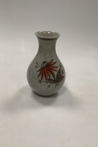 Lyngby Flower Vase Denmark Crackle Glaze No 73-2 / 3027