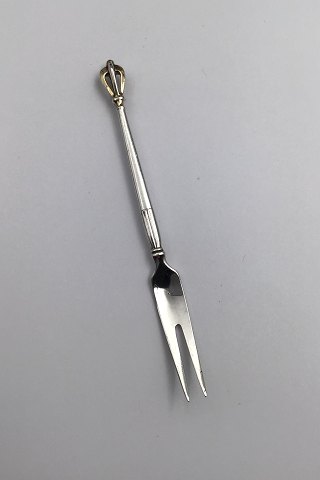 W&S Sørensen Sterling Silver Krone Lemon Fork