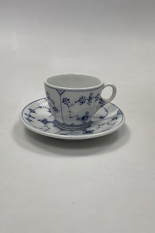Royal Copenhagen Blue Fluted Plain Coffee Cup and saucer No 2011