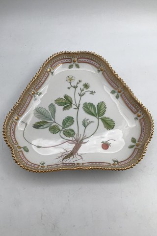 Royal Copenhagen Flora Danica Triangular Dish No. 20/3508