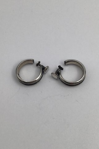 Hans Hansen Sterling Silver Earrings (Screws) No. 421