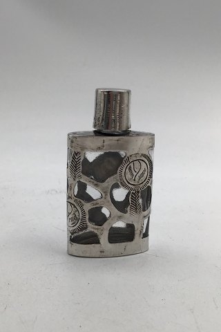 Mexico Sterling Silver / Glas Perfume Bottle