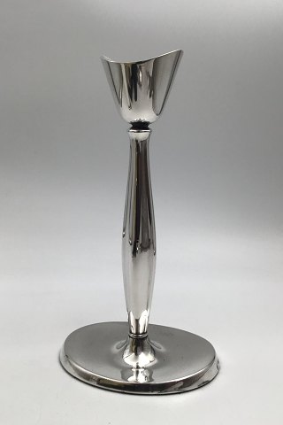 Cohr Silver Modern Candle Stick