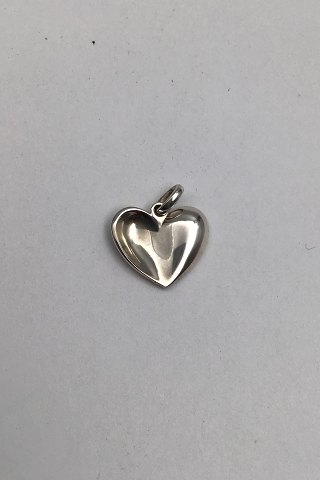 Georg Jensen Sterling Silver Heart Pendant 2012 Allan Scharff