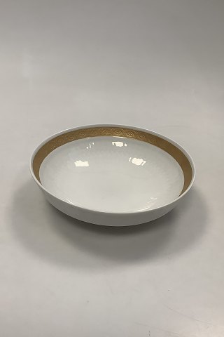 Royal Copenhagen Gold Fan Bowl No. 11525