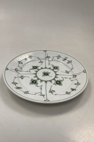 Royal Copenhagen Green Fluted Lunch Plate No. 620