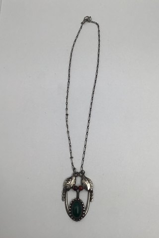 Georg Jensen Silver Necklace No. 4 (Multi coloured) (1915-1930)