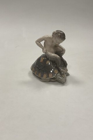 Royal Copenhagen Knud Kyhn Faun/Pan on a Turtle No 1880