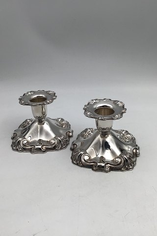 Cohr Silver Candle Sticks (2)