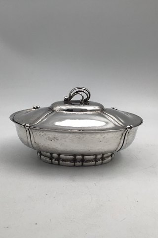 Georg Jensen Silver Lidded Bowl No. 134 (1915-1927)