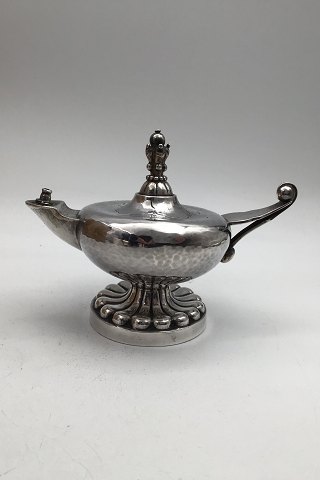 Georg Jensen Silver Oil Lamp No 13 (1922)