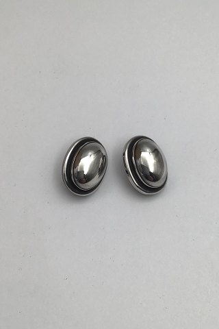 Georg Jensen Sterling Silver Ear Rings No. 86 (Clips)