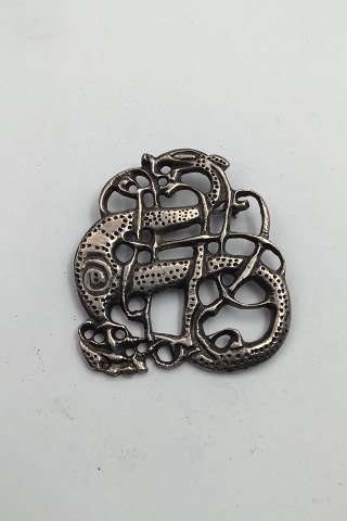 Randers Silversmithy copy Viking Sterling Silver Brooch