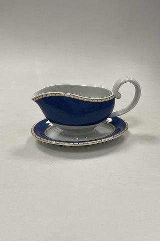 Royal Copenhagen Liselund Gravy Boat Dark Blue No 563