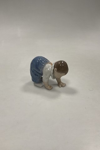 Royal Copenhagen Figurine Crawling Baby No. 1518