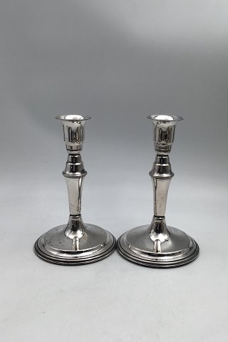 Svend Toxværd Silver Candlesticks (2)