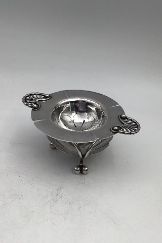 Georg Jensen Silver Tea Strainer No. 1 and Stand No. 40 (1915 -1927)